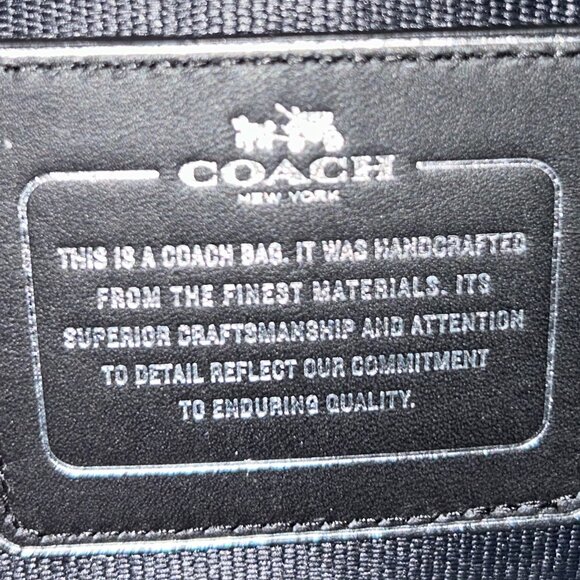 Coach Croc Embossed Mini Gramercy Black Leather Bag G1481-33635 NWT - Picture 6 of 7